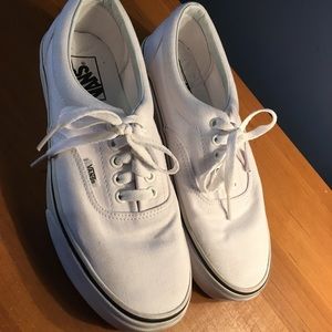 White Vans size 8.5